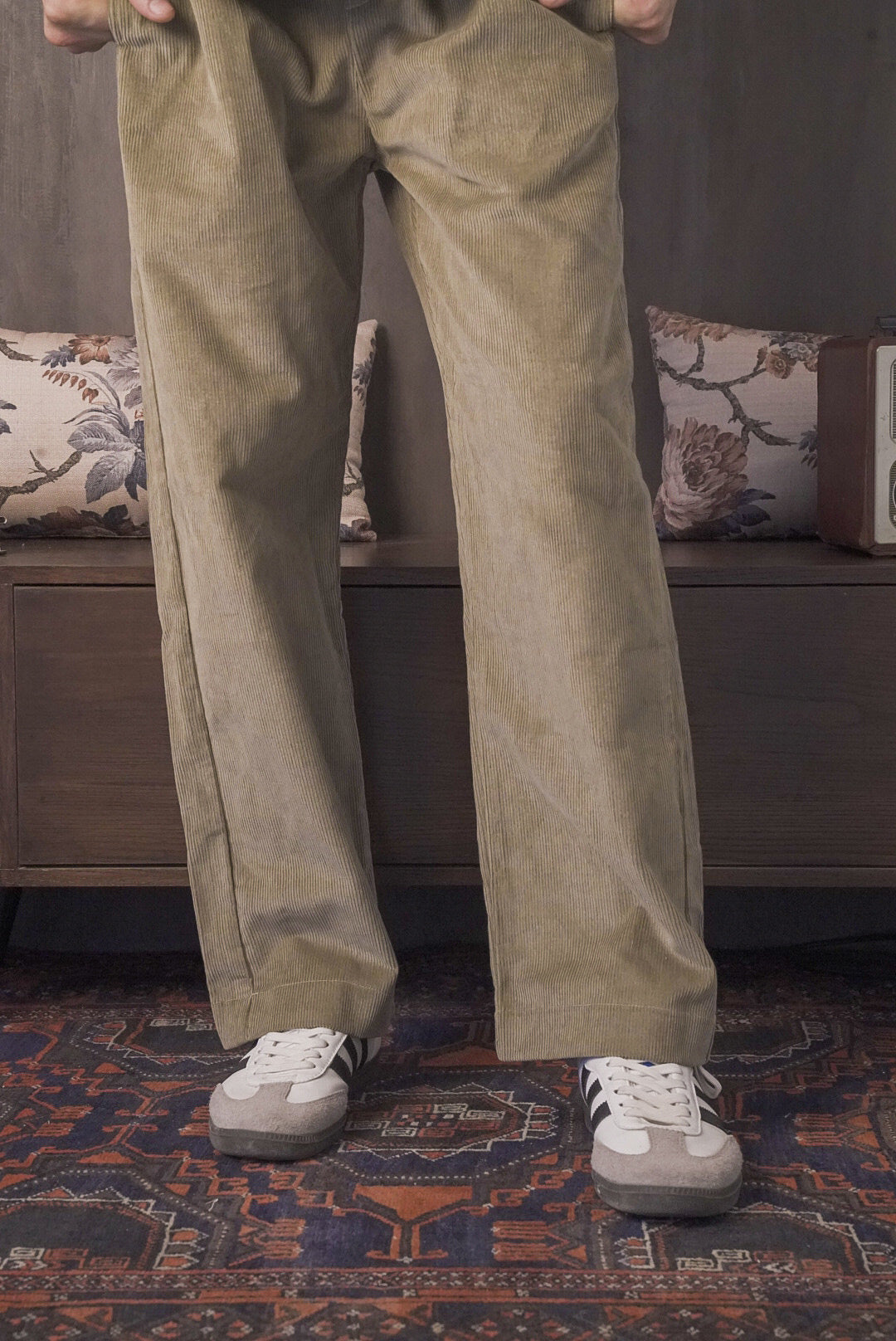 Corduroy Lemon Grass Men Trouser